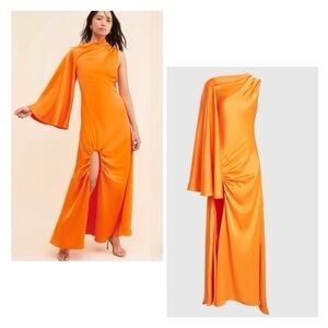 HALSTON KEIANA GOWN IN SATIN